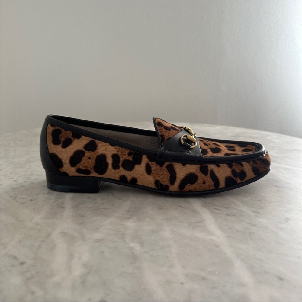 GUCCI NWT LOAFERS 1953 STYLE LEOPARD FUR BRAND NEW SIZE:9 - Picture 2 of 6